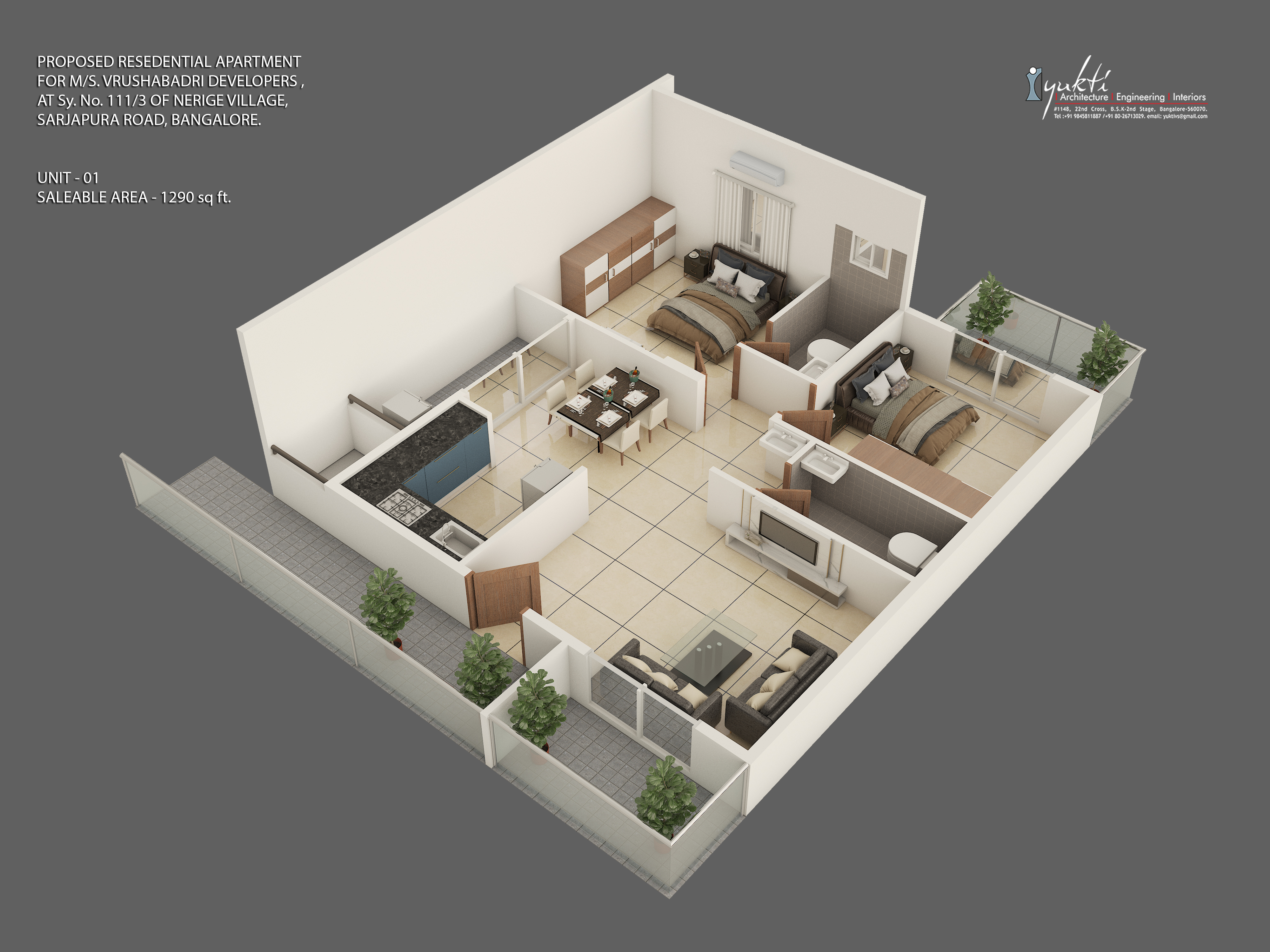 1BHK Plan